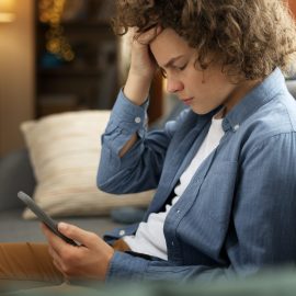 Uso excessivo do celular pode aumentar risco de dores no pescoço e nas costas
