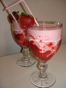 Milk Shake de Morango