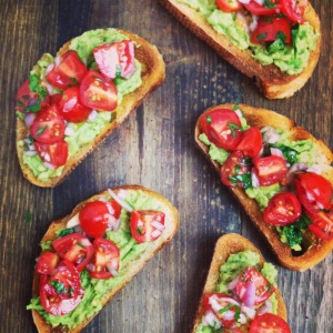 brusquetta guakamole