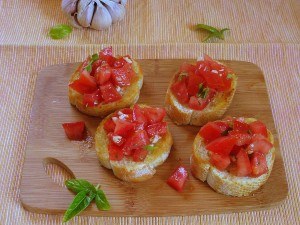 Bruschetta integral saudável