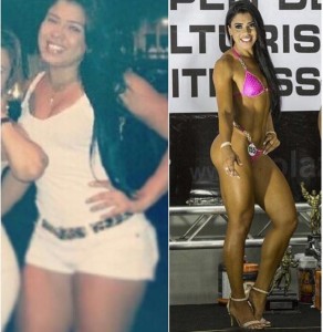 antes e depois dieta treino foco