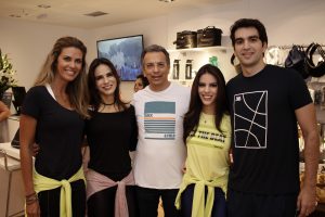 Ana Cláudia Moura, Sandra Rolim,Eduardo Rolim, Manuela Rolim e Rafel Nogueira