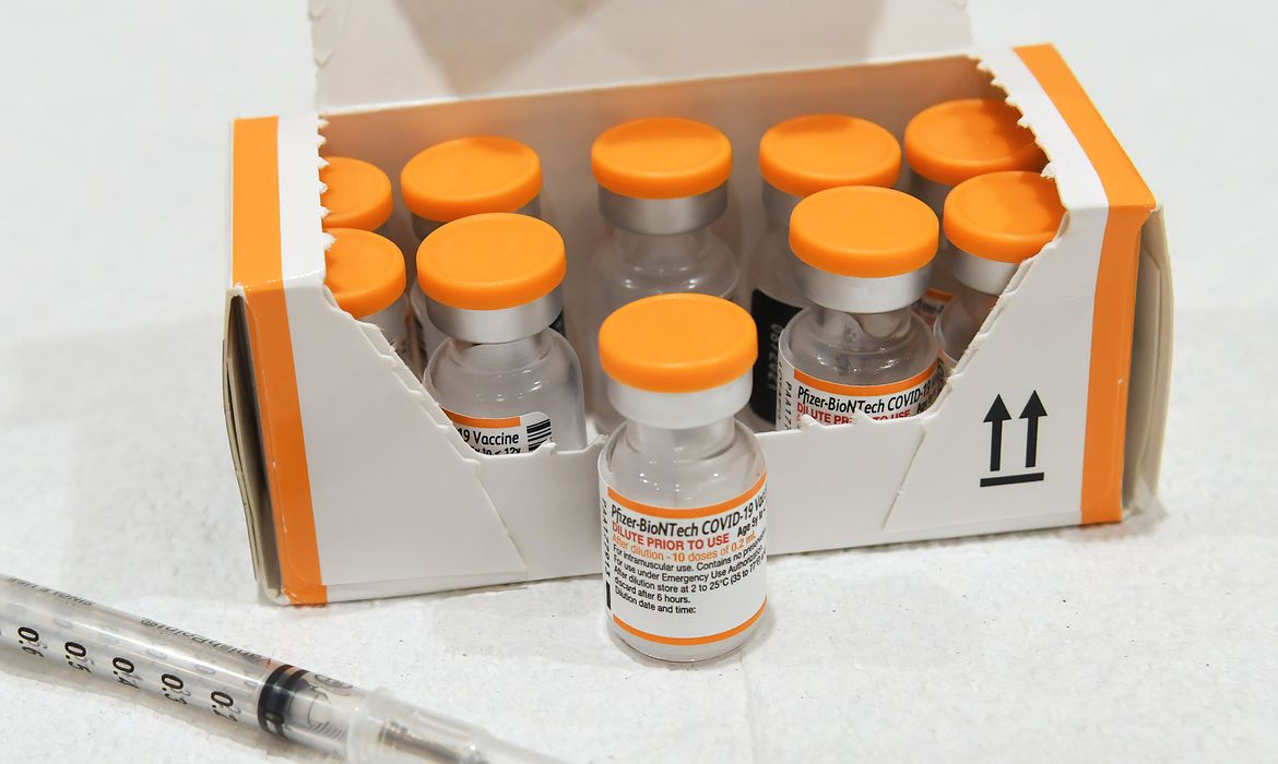 Vacina Pfizer para crianças. Foto: Reprodução Agência Brasil