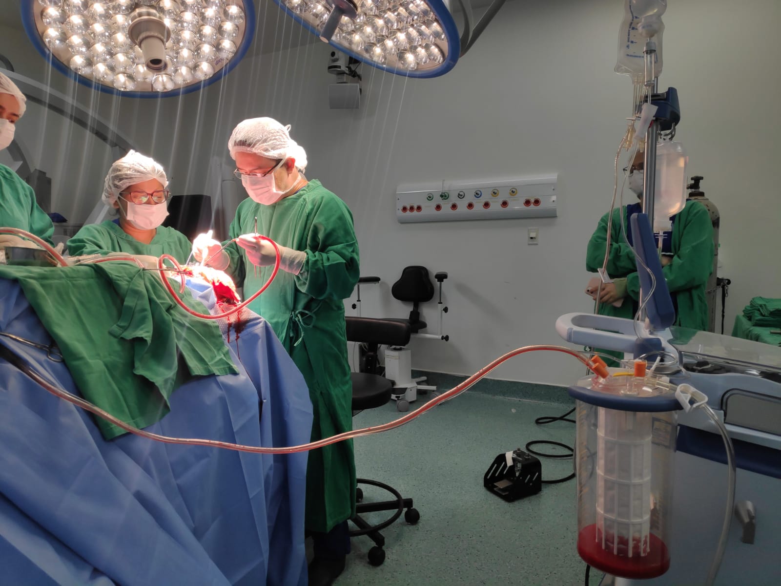 Procedimento foi utilizado em uma paciente com tumor ósseo craniano, em Sobral. Foto: Natalya Iara/HRN